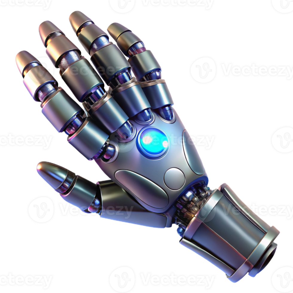 wonderful abstract A futuristic prosthetic limb with intricate mechanical details, illuminated by a soft, clinical light, in a biomedical engineering, photorealistic style professional png