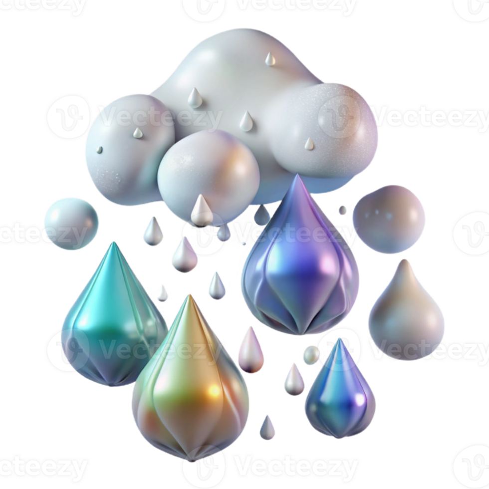 magnificent rustic Watercolor Rain Splashes Isolated Transparent Background authentic png