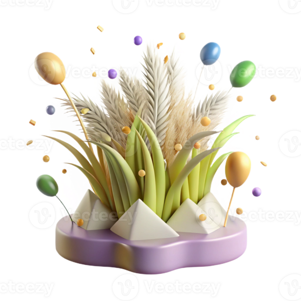 elegant rustic Waving Grass Cutout with Natural Movement professional png