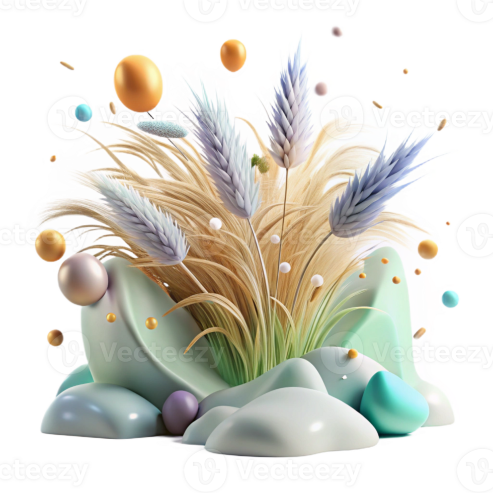 extraordinary abstract Waving Grass in Gentle Breeze Cutout exclusive png