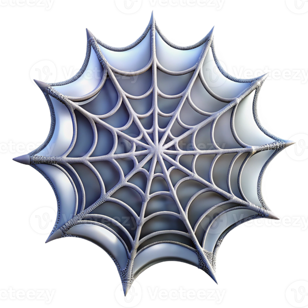 vibrant artistic A dew-kissed spiderweb shimmering in the early morning mist, macro photography, ethereal style high resolution png