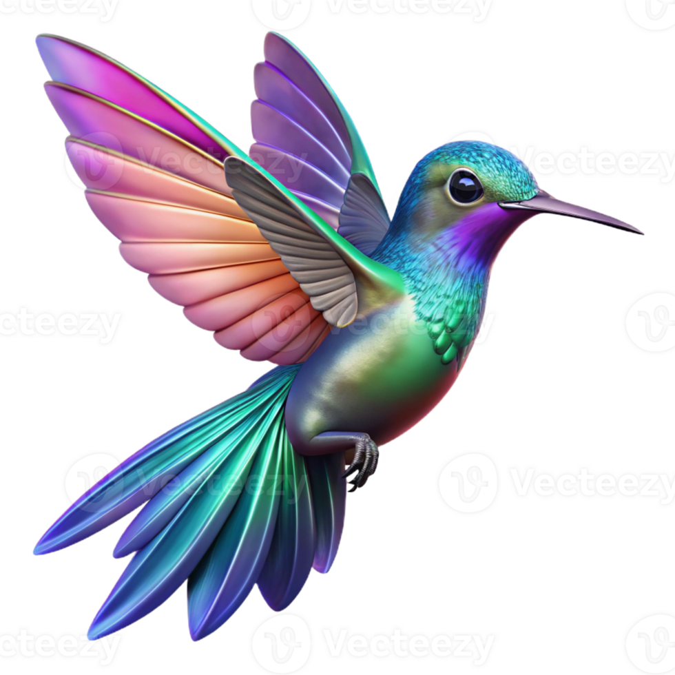 dramatic rustic A hummingbird hovering in mid-air, wings blurred, vibrant iridescent feathers, dynamic lighting high resolution png