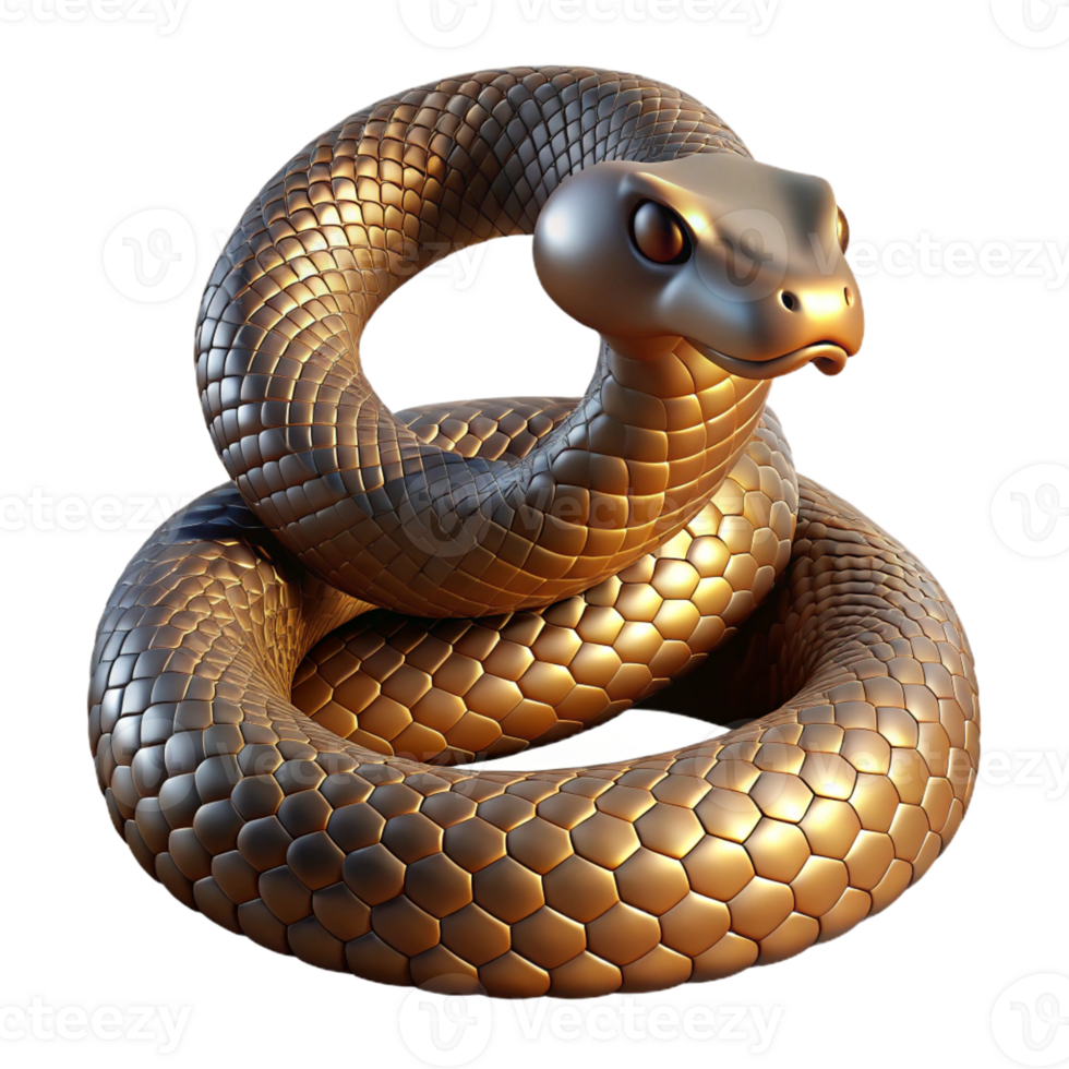 beautiful rustic A coiled rattlesnake, scales glistening, dramatic lighting, realistic style detailed png