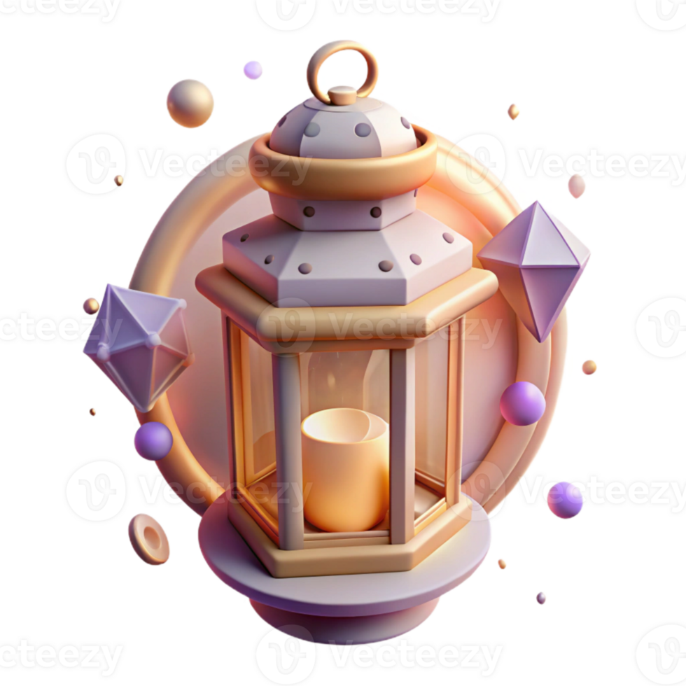 vibrant artistic Whispering Walls Lantern Dim Light Transparent Background exclusive png