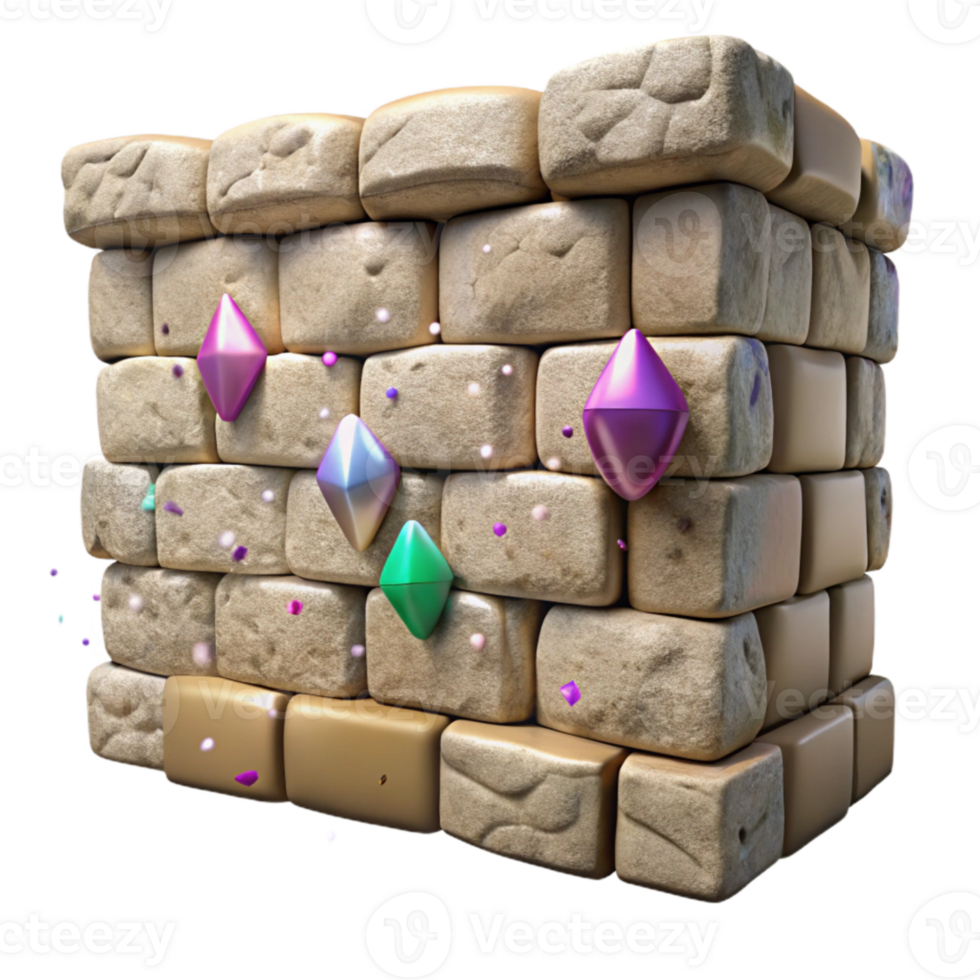 magnificent contemporary Whispering Walls Stone Wall Texture Rough Surface Transparent Background authentic png