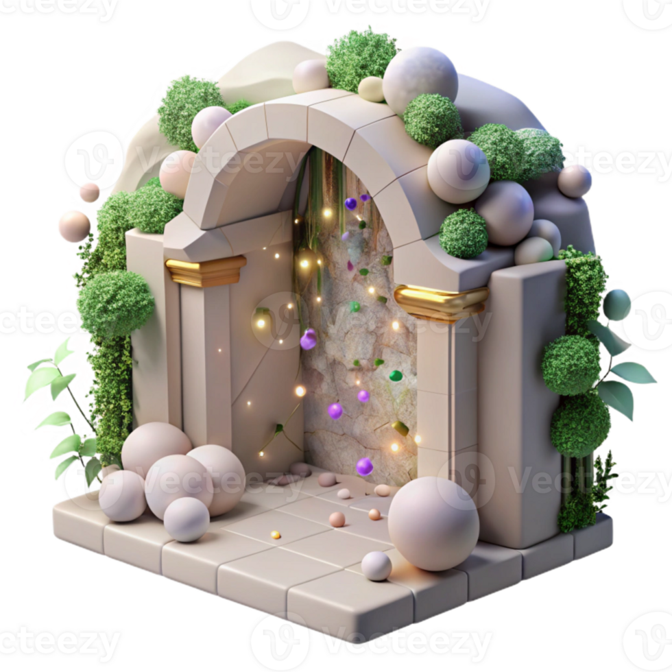 dramatic traditional Whispering Walls with Ivy Growth Cutout original png
