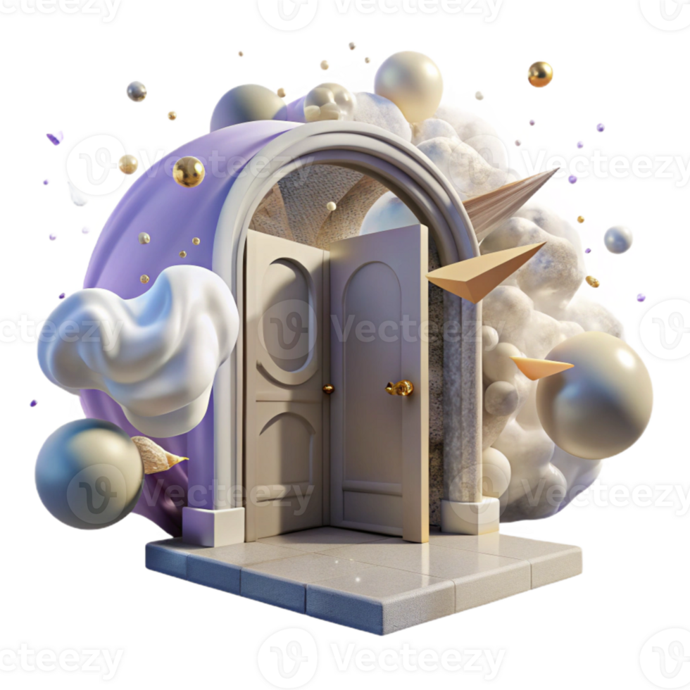 extraordinary minimalist Whispering Winds Through Open Doorway Cutout high resolution png