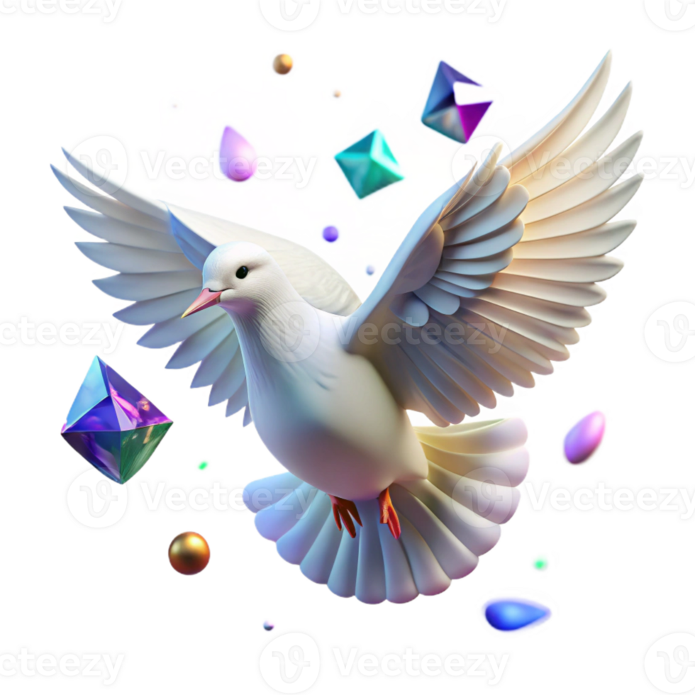 extraordinary vintage White Dove in Flight Isolated on Transparent Background high resolution png