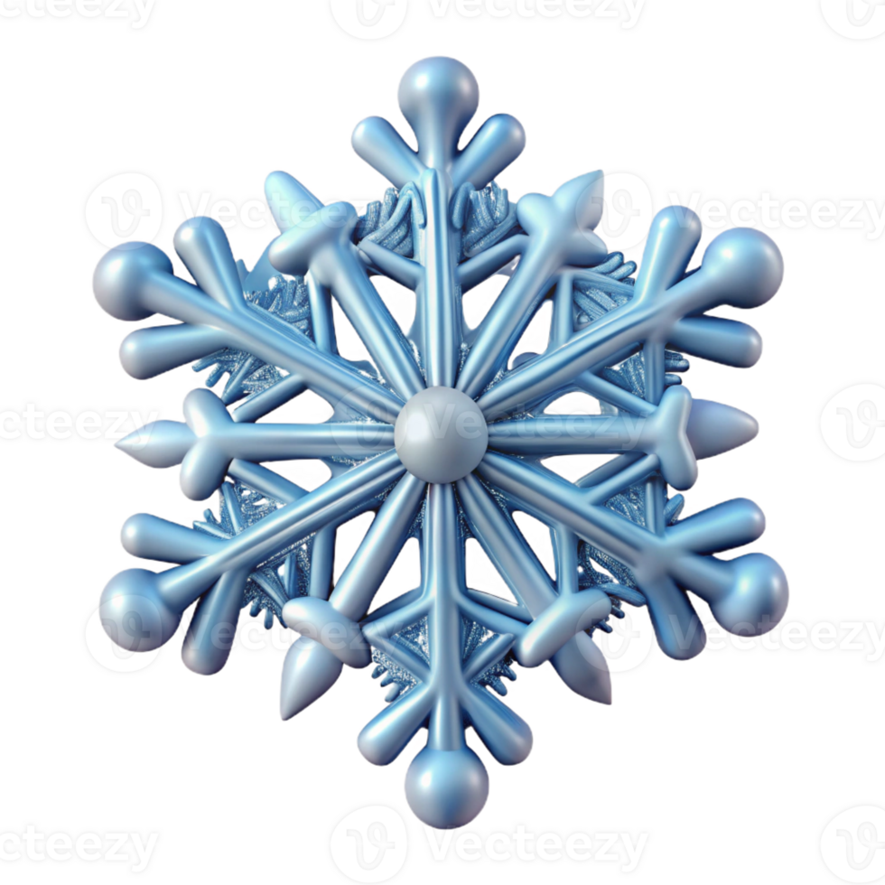 beautiful contemporary A single snowflake, intricate details, crystalline style exclusive png