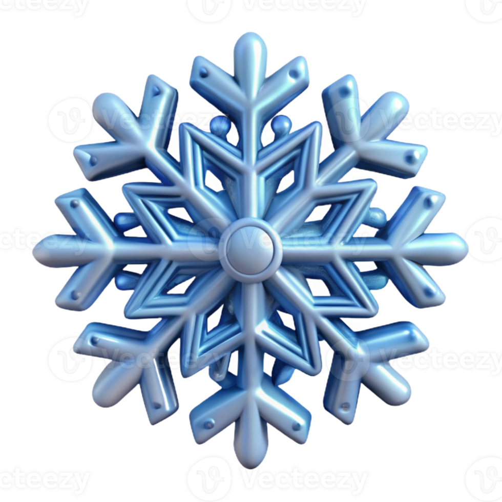 beautiful rustic A single snowflake, intricate details, crystalline style high quality png