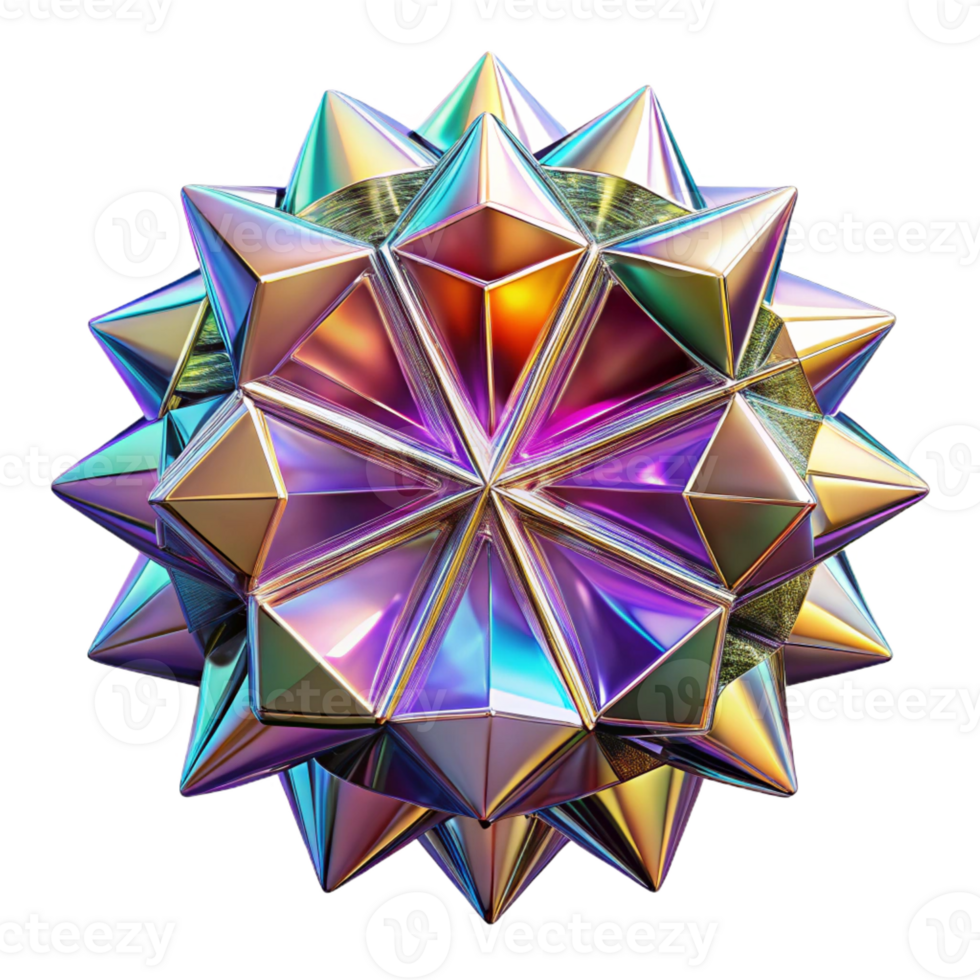 beautiful artistic A kaleidoscope of fragmented mirror shards reflecting a spectrum of colors, with sharp, crystalline reflections and bright, dazzling light, in a Geometric Abstraction style detailed png