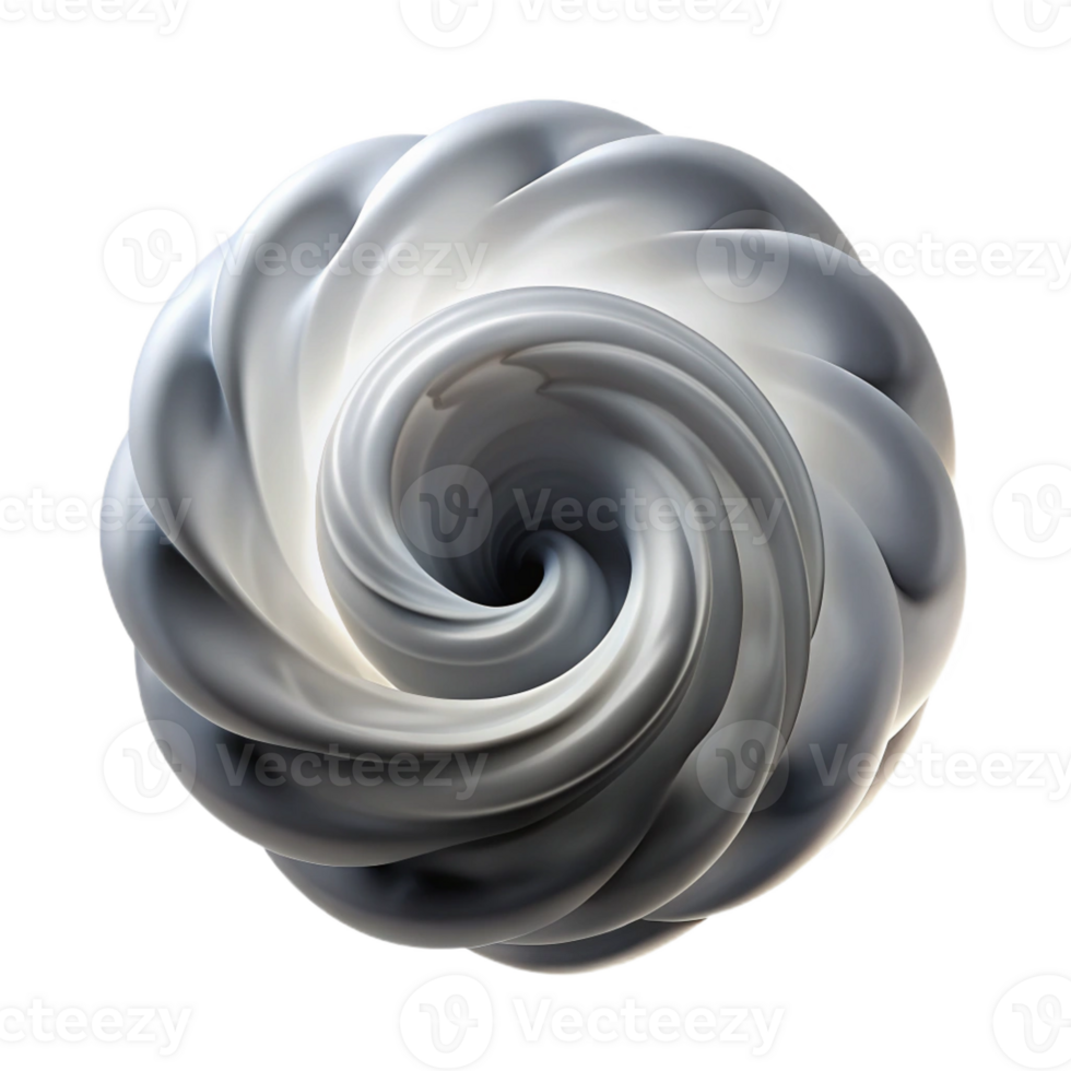 impressive artistic A swirling vortex of smoke in shades of gray and white, illuminated by a dramatic spotlight, in a Abstract Expressionism style high resolution png