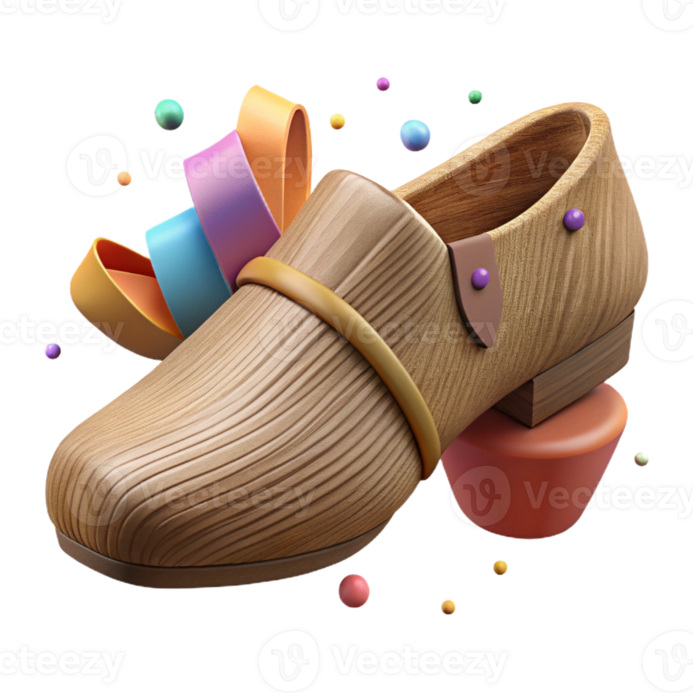 wonderful rustic Wooden Shoe Last Side View Cutout professional png
