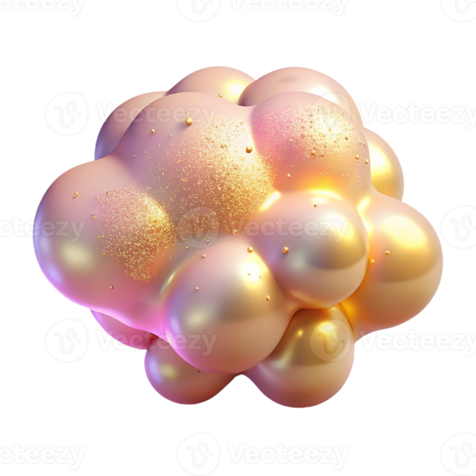 stunning rustic A cloud of iridescent particles in shades of pink and gold, with a soft, sparkling glow, in a Dreamlike style authentic png