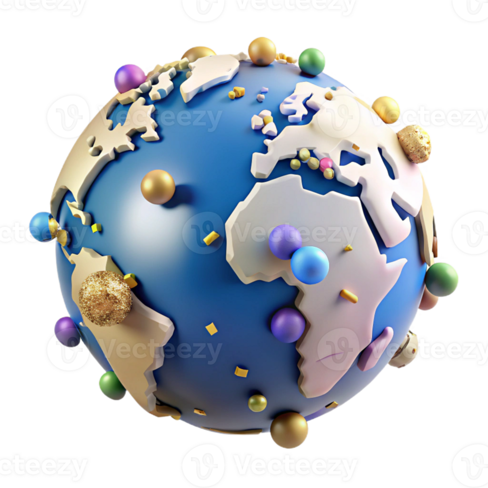 impressive rustic World Map with Country Borders Isolated exclusive png