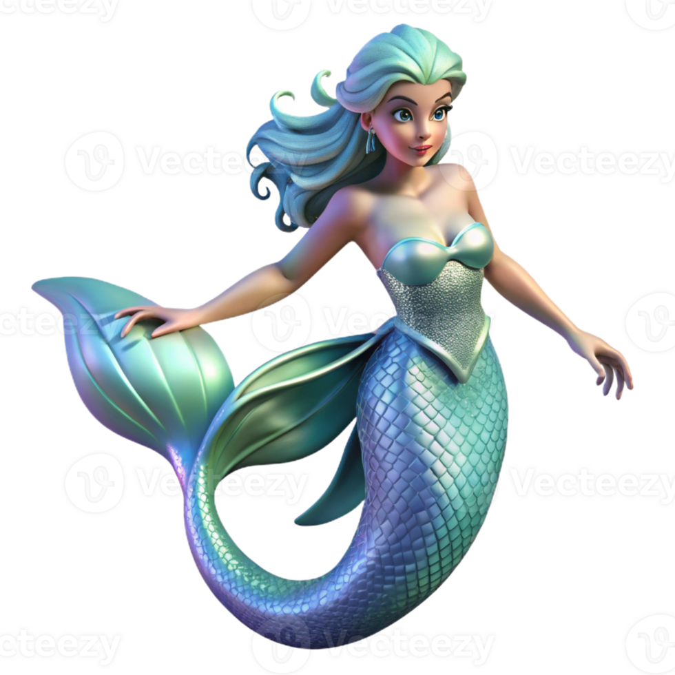 beautiful traditional A beautiful siren, with scales shimmering like opals, luring sailors with an enchanting melody. Dreamlike, underwater lighting. Art Deco style professional png