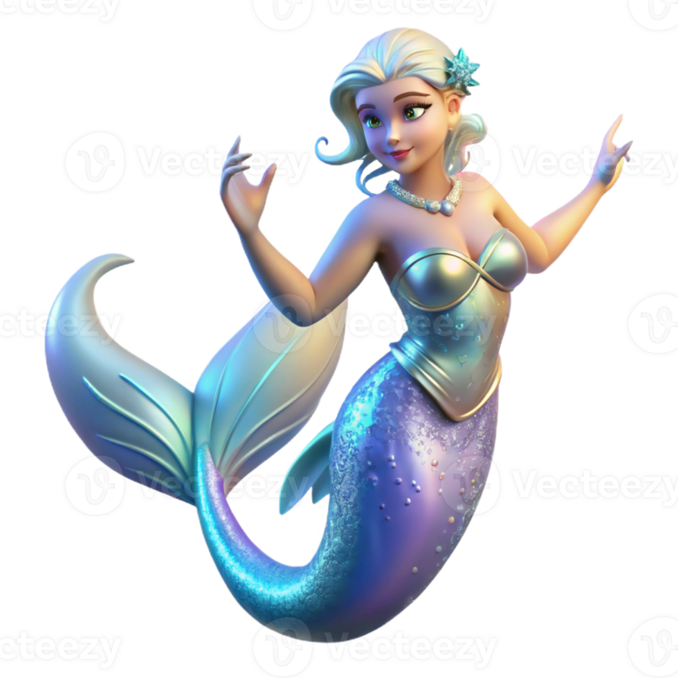 vibrant traditional A beautiful siren, with scales shimmering like opals, luring sailors with an enchanting melody. Dreamlike, underwater lighting. Art Deco style genuine png