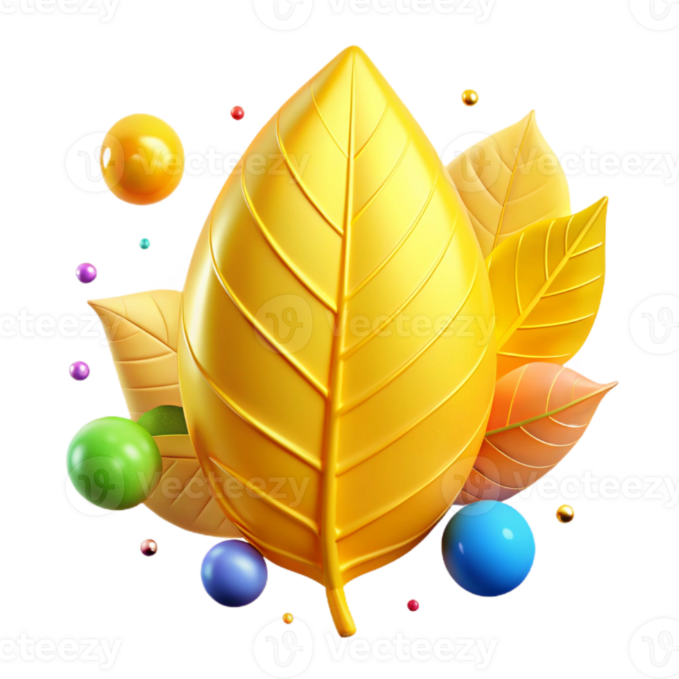 wonderful creative Yellow Leaf Transparent Background Design high resolution png