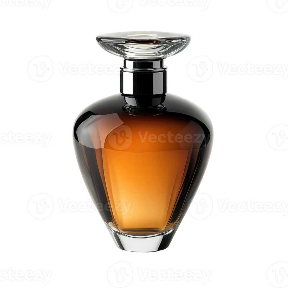 Elegant perfume bottle with a beautiful gradient color design png