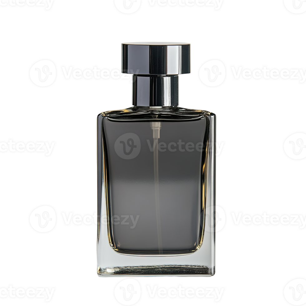 An Elegant Rectangular Bottle Containing Fragrant Liquid Substance png
