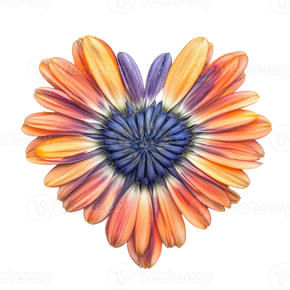 A beautiful close up image of a colorful flower blooms png