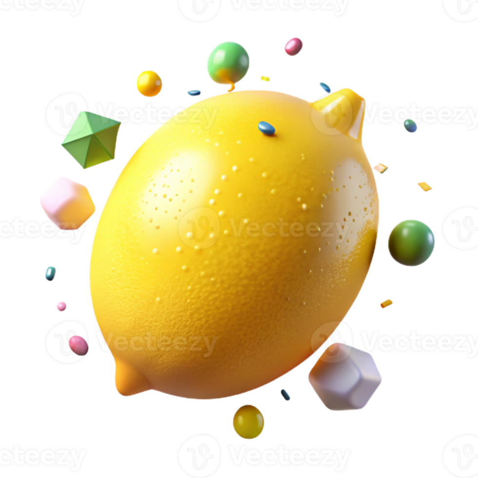 serene traditional Yellow Lemon Isolated with Transparent Background authentic png
