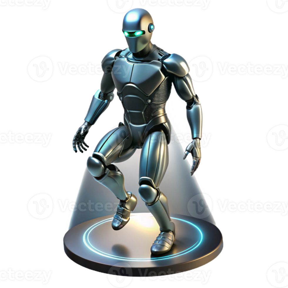 vibrant traditional A futuristic exoskeleton enhancing human strength and agility, sleek metallic design, illuminated by a spotlight, exoskeleton technology visualization style high resolution png