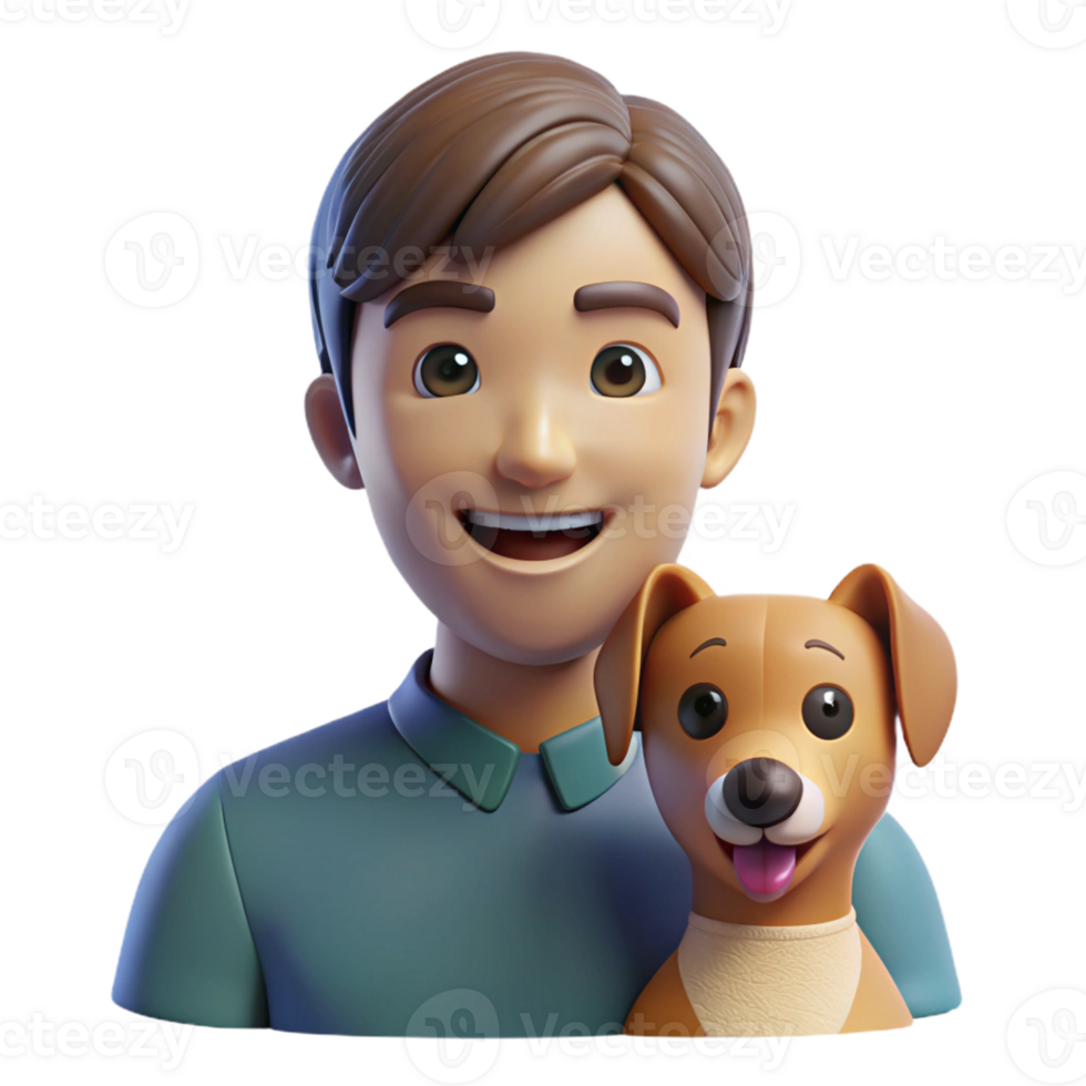 extraordinary rustic Portrait of a person with their pet, heartwarming and natural, soft lighting, realistic style premium png
