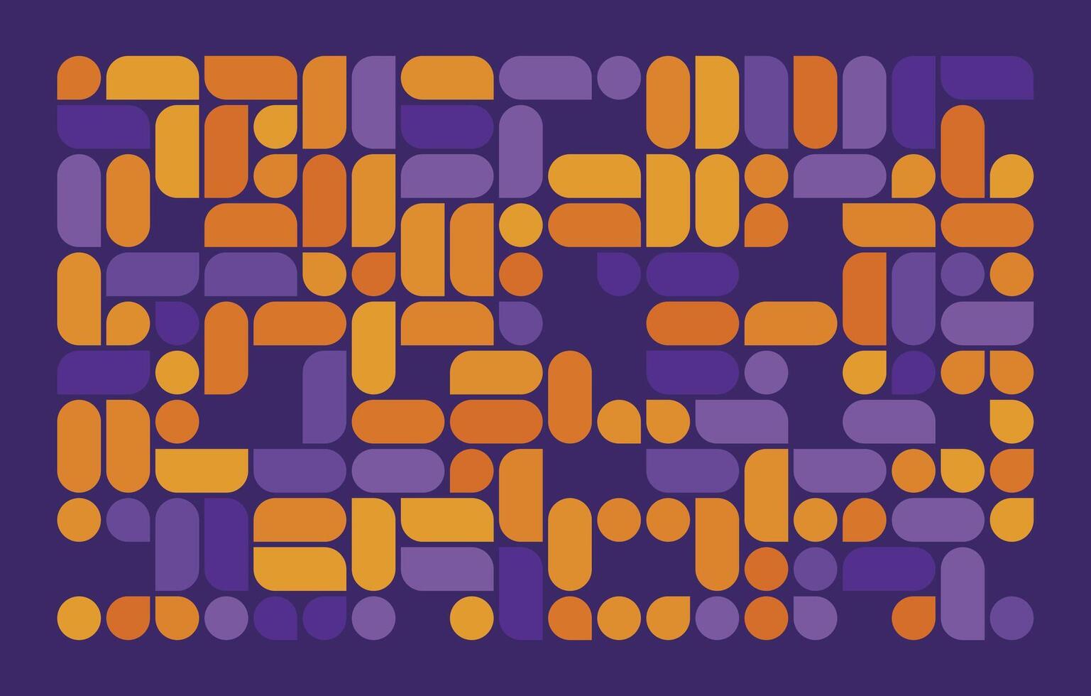 A purple and orange abstract pattern vector