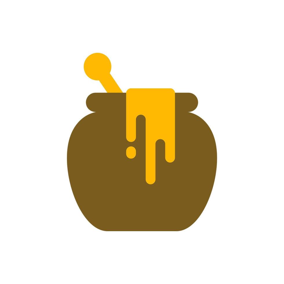 Honey on a jar logo design vector