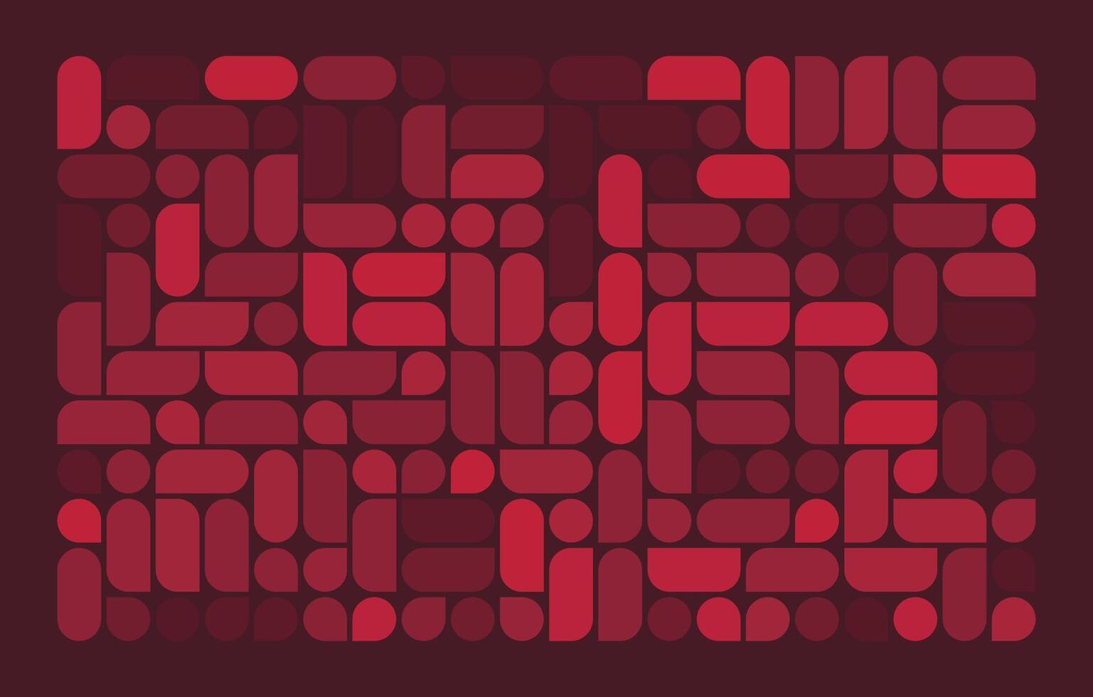 A red and black background with a pattern of squares vector