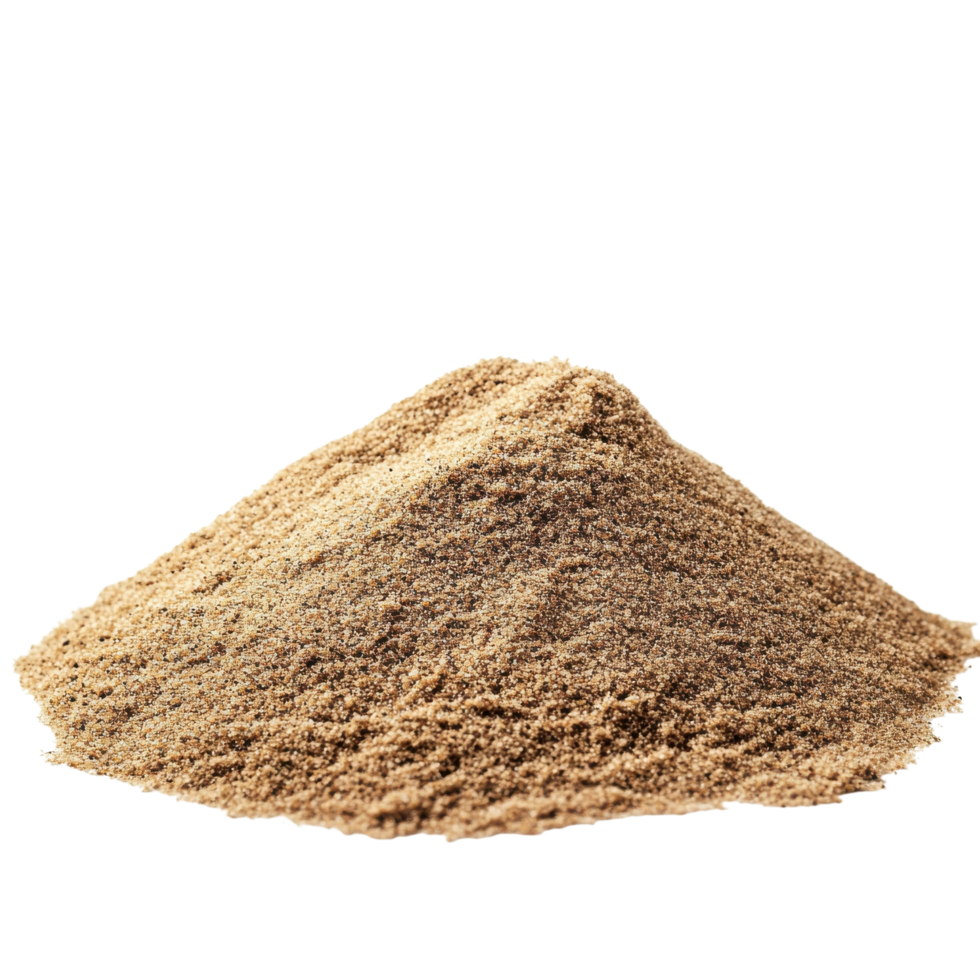 Summer Beach Sand Dune Landscape on transparent background. png