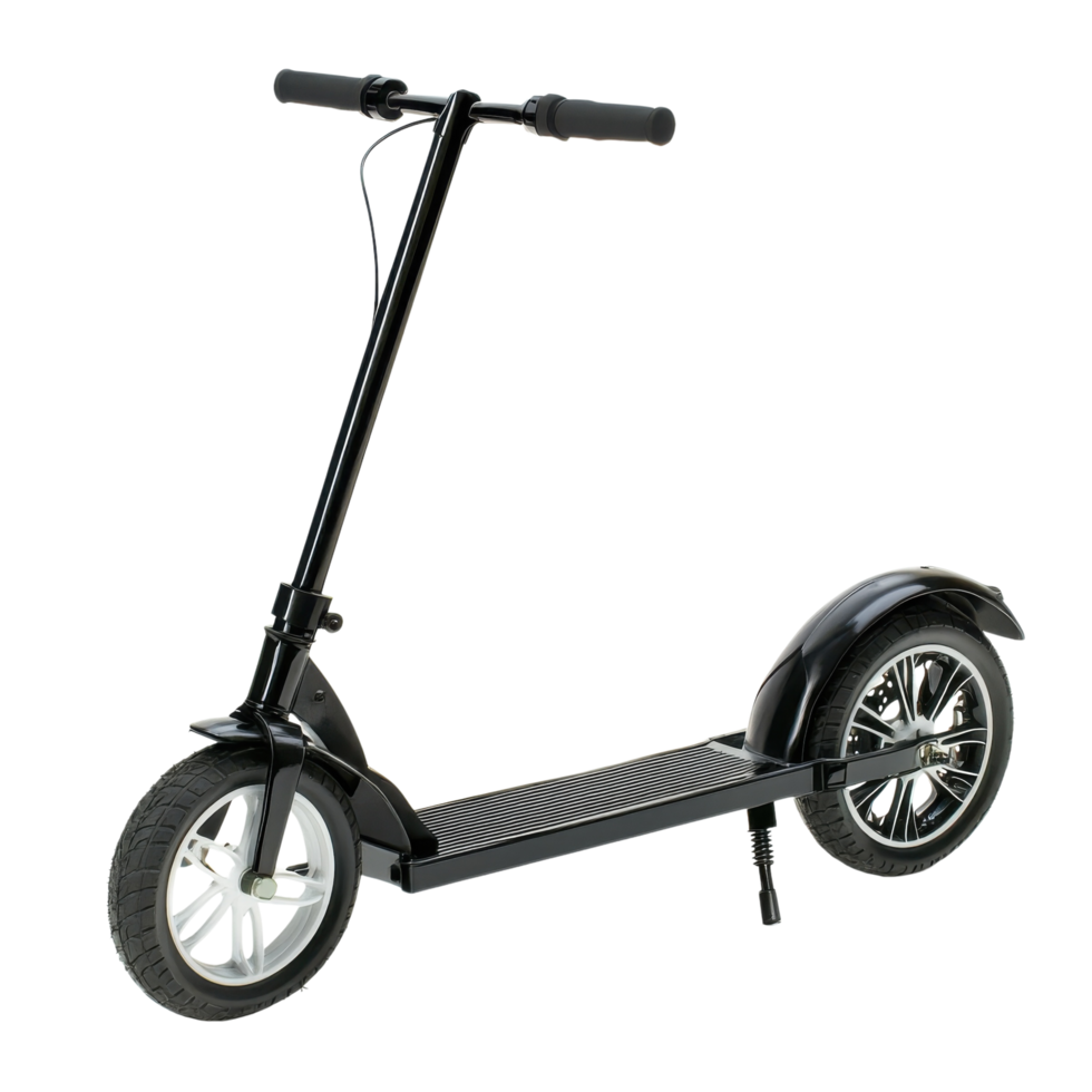 Urban Scooter Fun and Mobility on transparent background. png