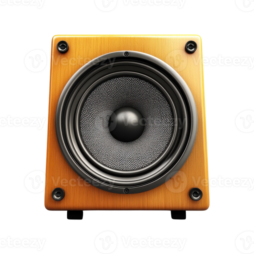 Audio Speaker Music Sound System on transparent background. png