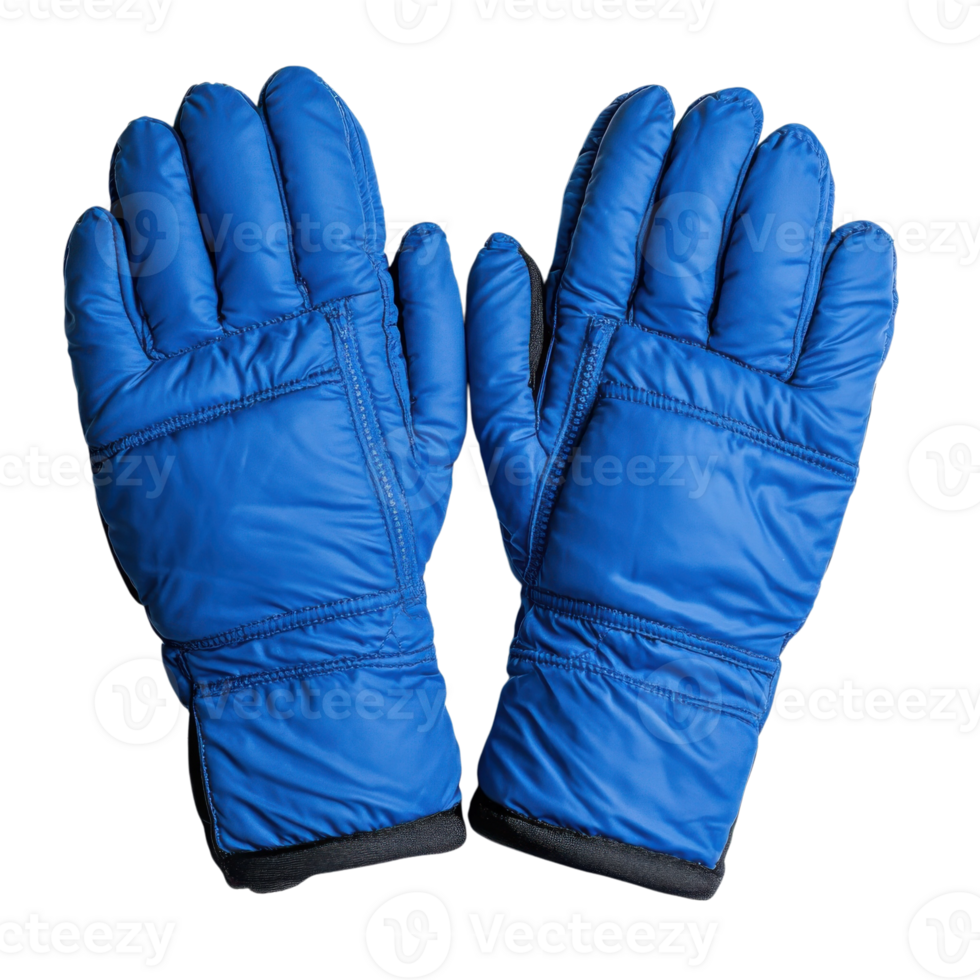 Winter Activities Insulated Gloves on transparent background. png