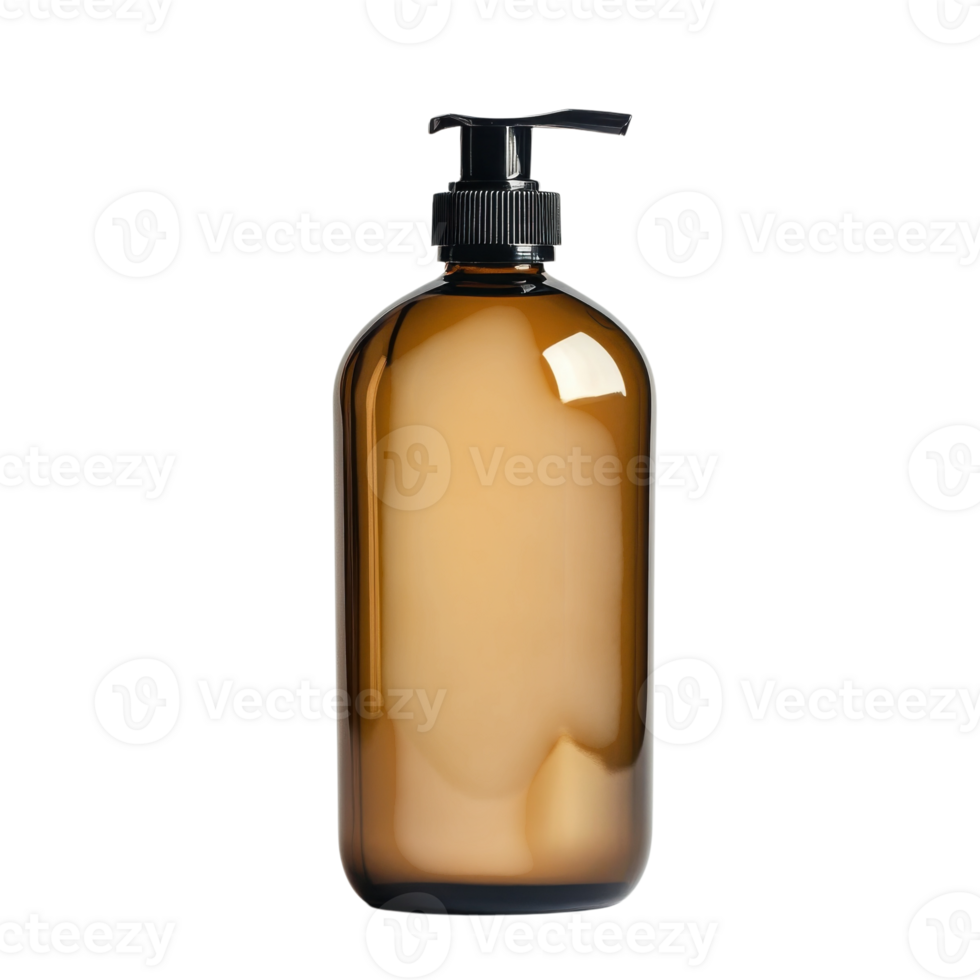 Shampoo Bottle Hair Care Product on transparent background. png