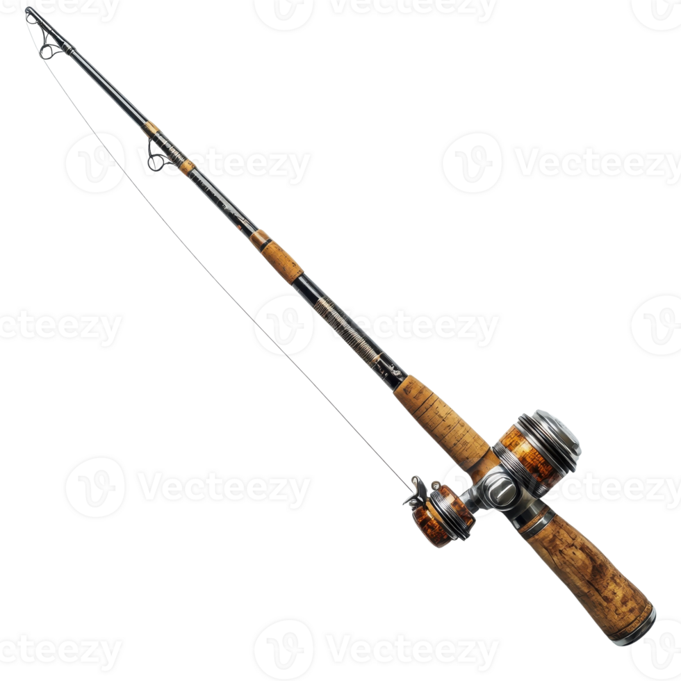 Fishing Rod Angling Day on transparent Background. png