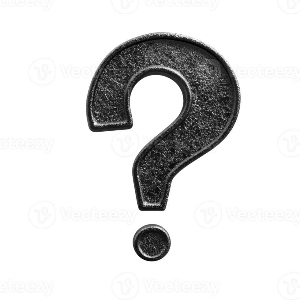 Questioning Mind Profile Concept on transparent Background. png