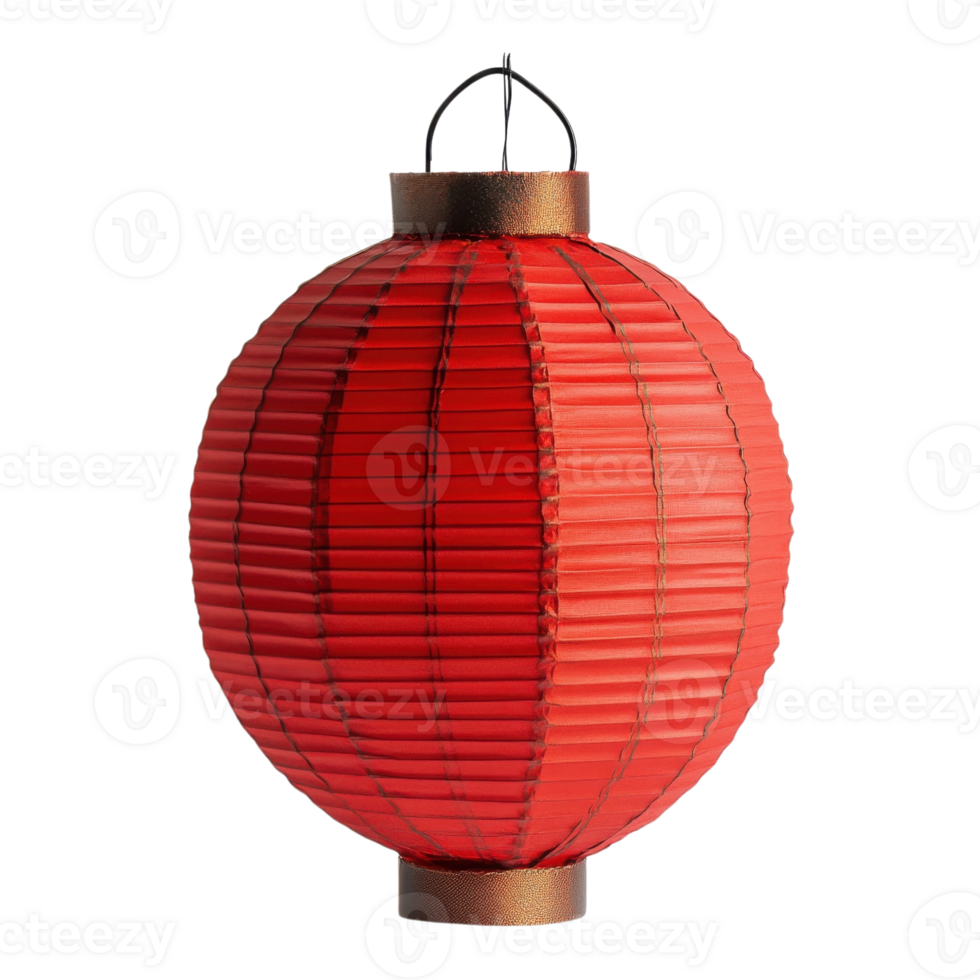 Red Lantern Glow Warm Light on transparent Background. png