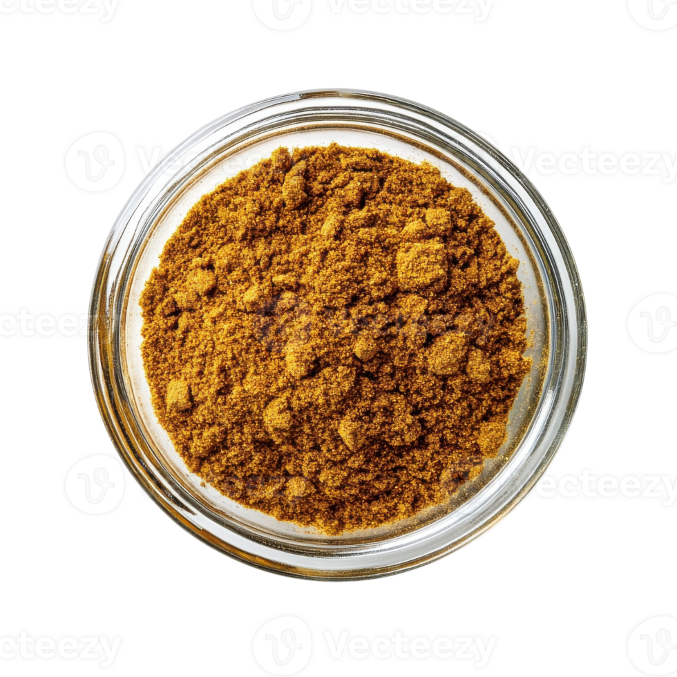 Culinary Cumin Aromatic Spice Bowl on transparent Background. png