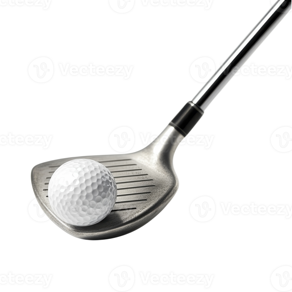 Golfers Precision Club and Ball on transparent Background. png
