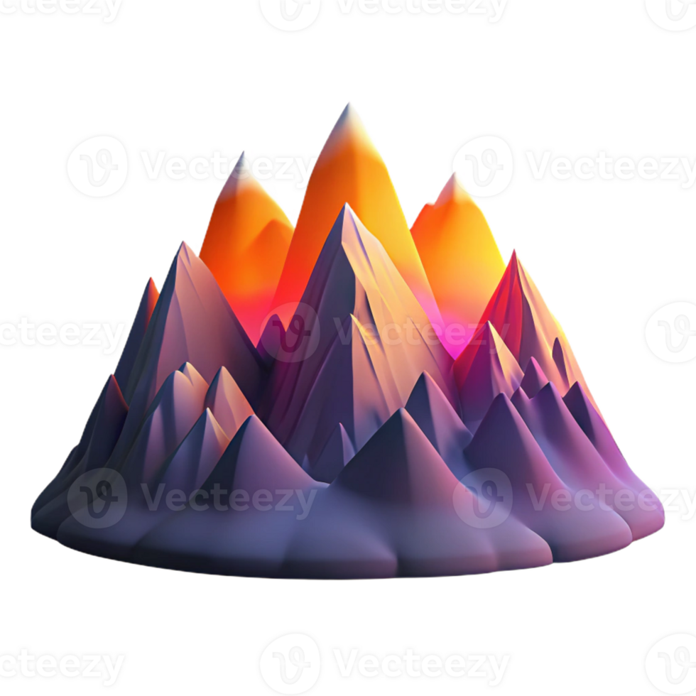 dramatic classic A mountain range silhouetted against a vibrant sunset sky, panoramic view, dramatic lighting, professional png