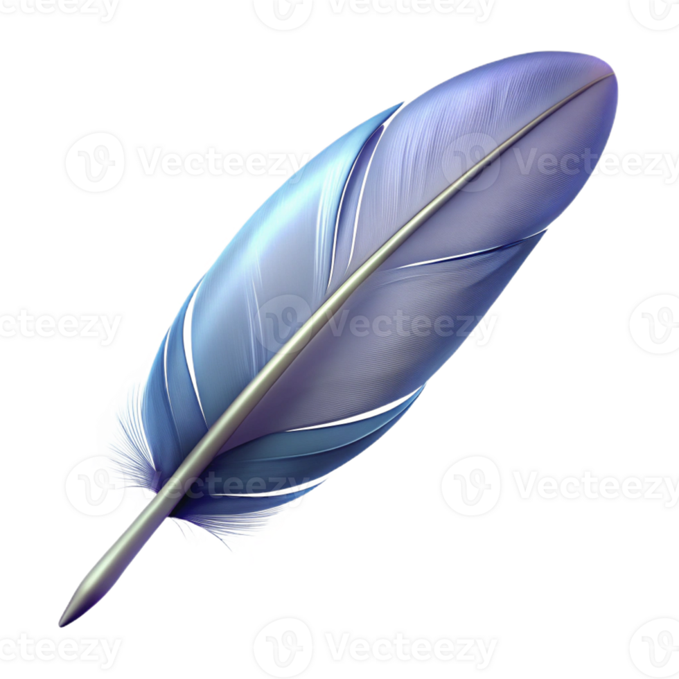 magnificent vintage A single feather floating in the air, delicate barbs, soft, diffused light genuine png