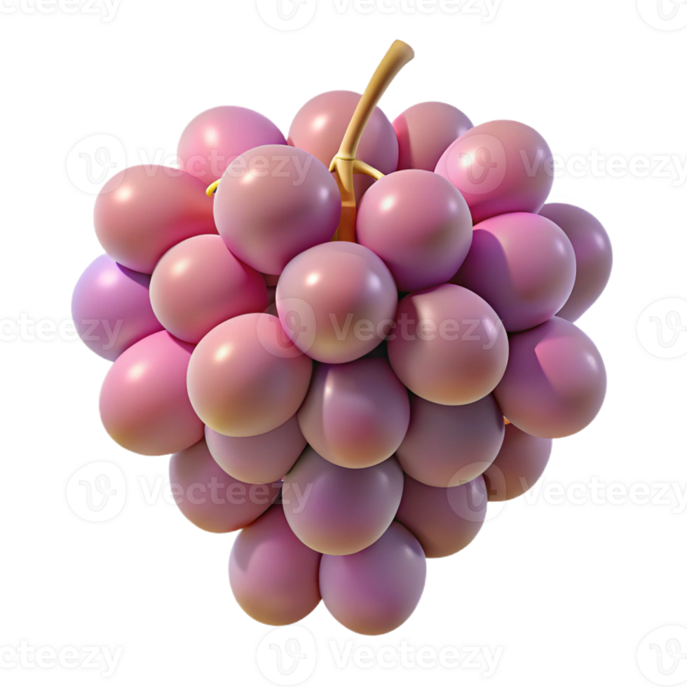 stunning abstract A cluster of grapes, ripe and juicy, translucent skin, soft, diffused light exclusive png