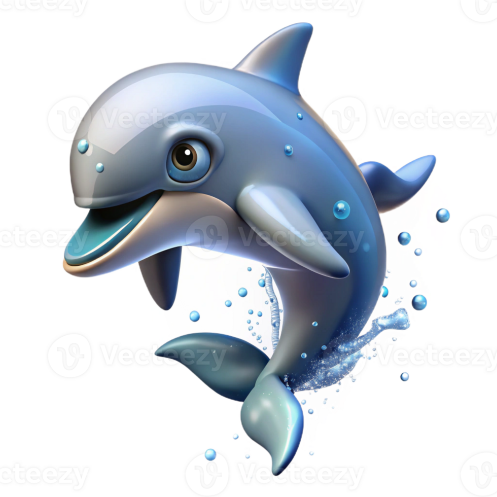 dramatic traditional A playful bottlenose dolphin leaping out of the ocean, sparkling water droplets catching the sunlight original png