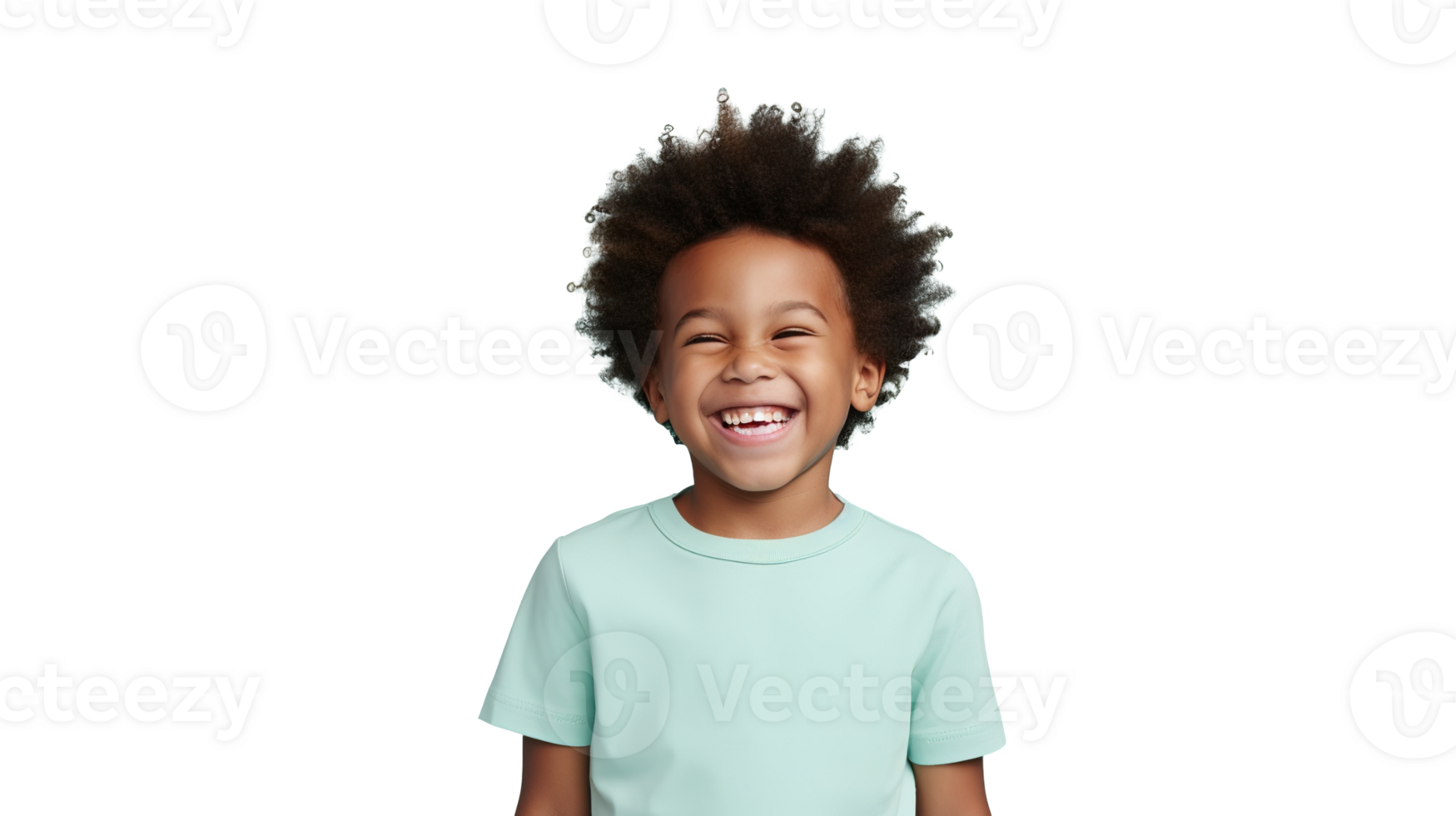 Laughing Black Boy isolated on Transparent Background. DEIB, Diversity, Equity, Inclusion png