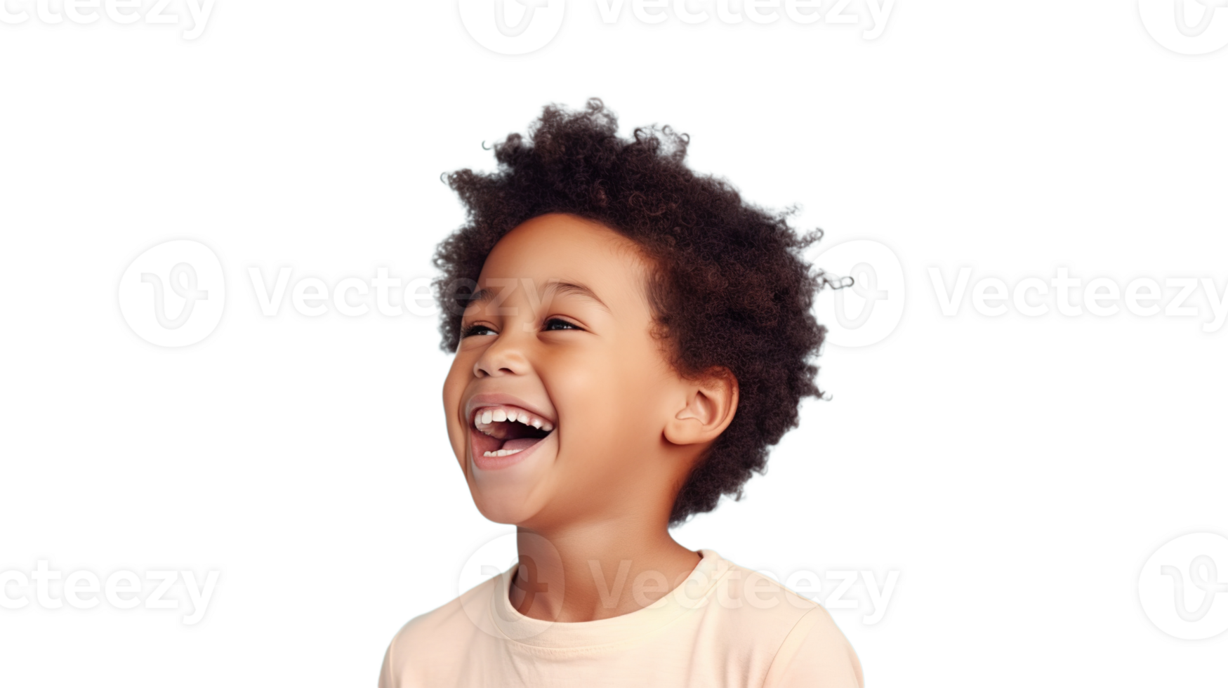 Laughing Black Boy isolated on Transparent Background. Diversity, Equity, Inclusion, Belonging, DEIB png