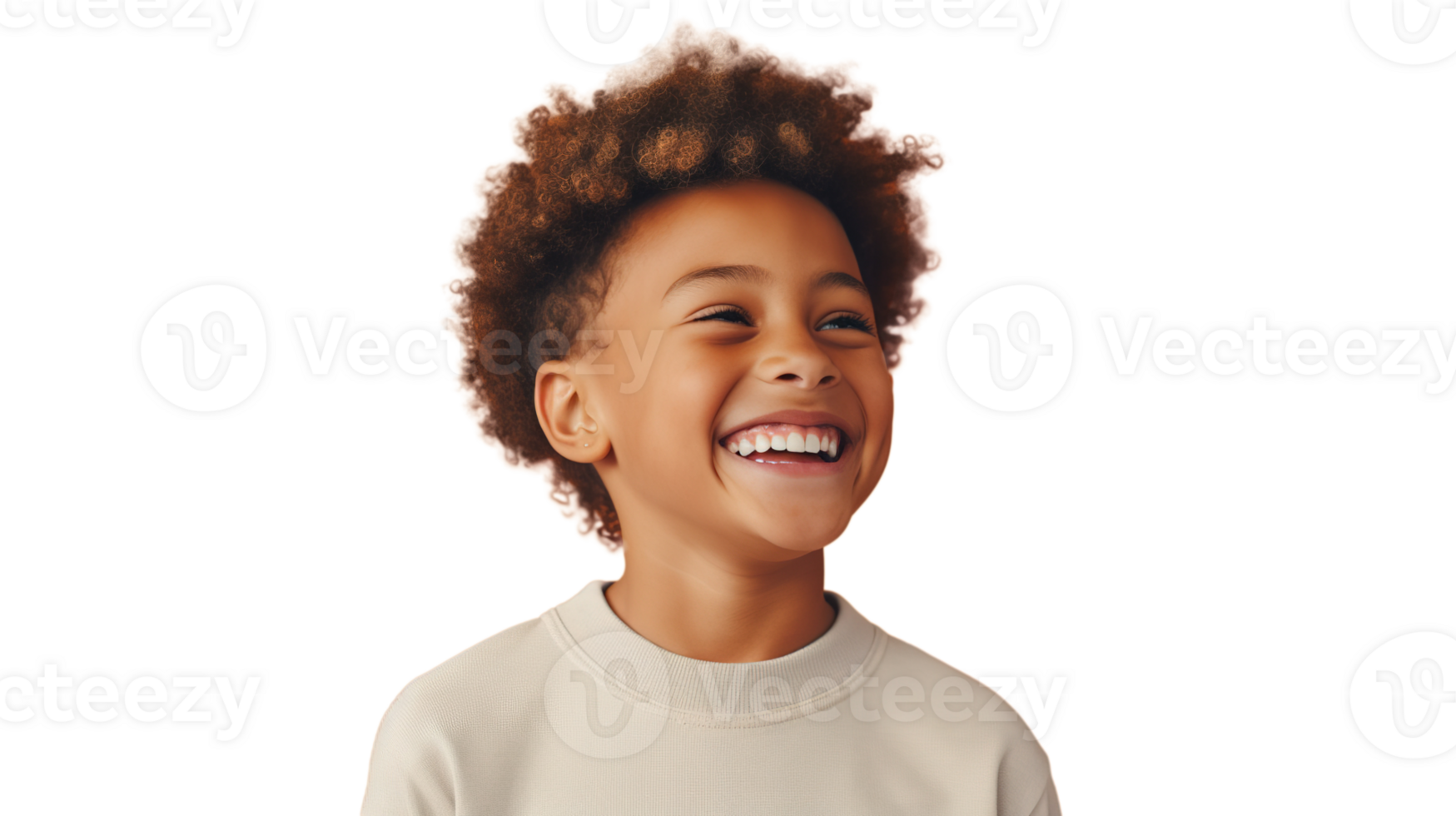 Laughing Black Boy isolated on Transparent Background. Diversity, Equity, Inclusion, Belonging png