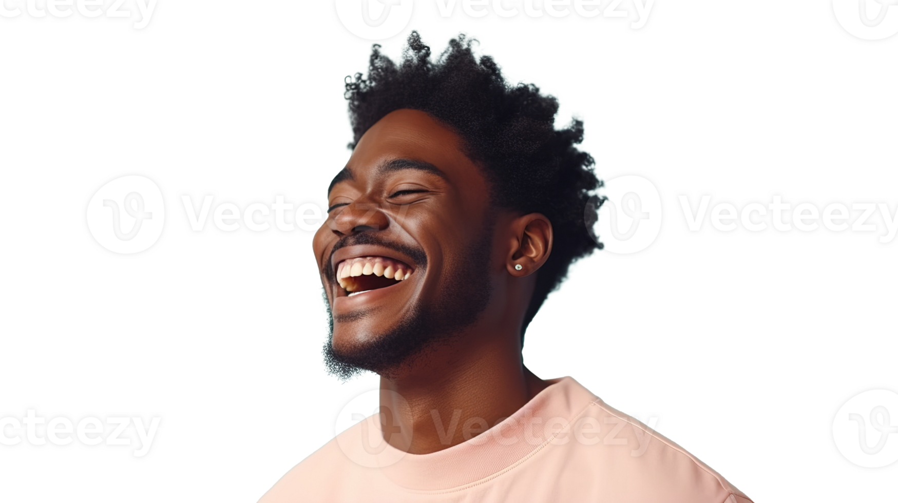 Joyful Black Man Smiling Isolated on Transparent Background. DEIB, Diversity, Equity, Inclusion, Belonging png