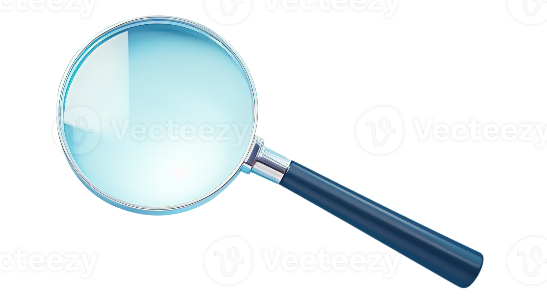 Magnifying Glass Isolated on Transparent Background. Search, Find, Explore, Zoom png